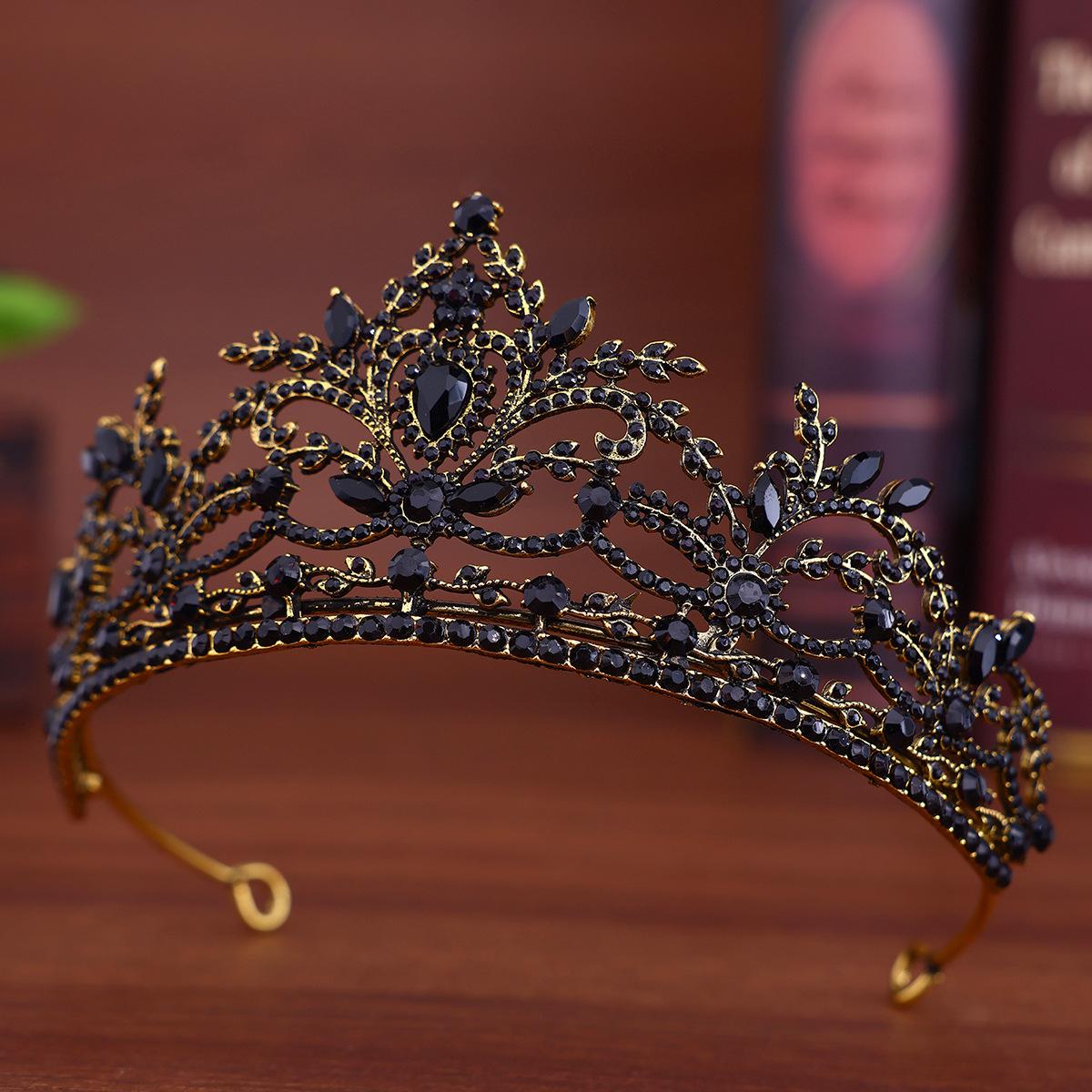 

Весільна корона в стилі європейського бароко: Круглий головний убір для весілля та дня народження, ретро аксесуари для волосся