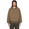 Fear of God Essentials FW22 Essentials Fleece-Lined Pullover Hoodie Unisex Hoodie Wood-Brown FOG-FW22-174