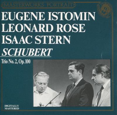 CD EUGENE ISTOMIN & L ROSE - Trio Avec Piano N?2 / Op.100 /  MPK45560 CBS Masterworks 1989 France & B Classical Used