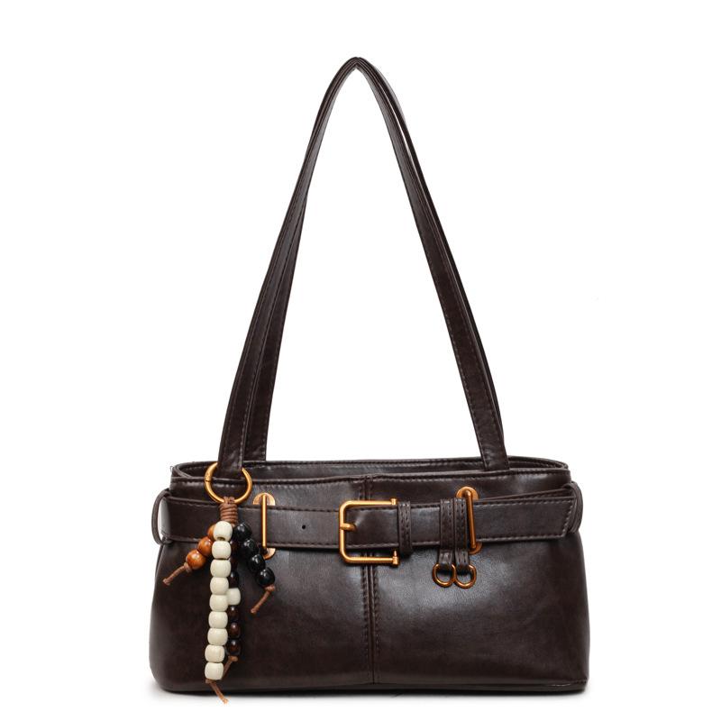 Retro Niche Underarm Bag Women's 2025 New Trendy Fashion Korean Portable Commuter Large Capacity Shoulder Tote Bag