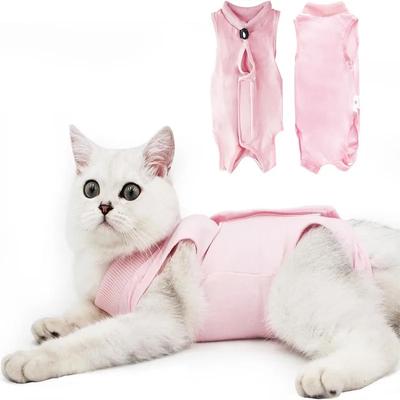 Pet Cats Sterilization Clothes Pet Breathable Recovery Cloth Dog Medicine Prevent Lick After Surgery Pets Weaning Recovery Suit