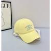 Spring and summer simple lace letter embroidery baseball cap versatile face small soft top curved brim cap