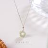 Original Natural Hetian Jade Luxury Necklace Unique designer collarbone necklace as a gift for your girlfriend