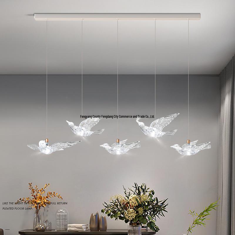 Creative Butterfly Swan Swallow Pendant Light for Bedroom or Living Room