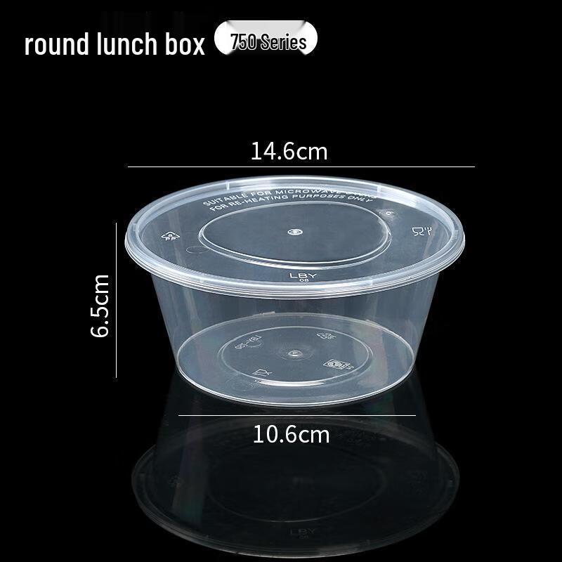 Minnai Einweg-Lebensmittelbehälter mit Deckeln