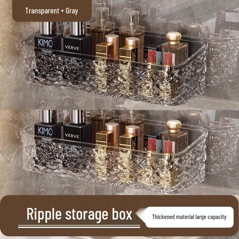 LIEI No-Drill Suction Cup Bathroom Shelf