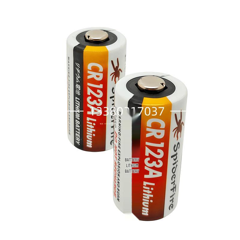 CR123A 3V 1500mAh Lithium Battery for Film Cameras, 16340 Devices, Fire Extinguisher Patrol Sticks, and Security Door Magnets