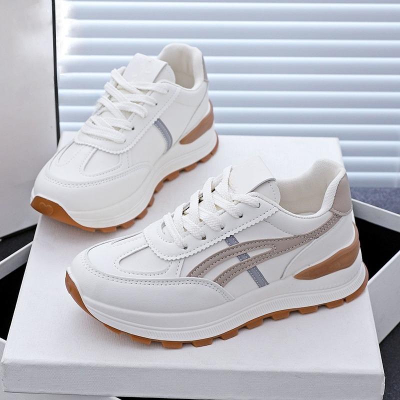 Fashion Autumn All-match Women Brand Sneakers Luxury Designer Platform Lace-up Vulcanized Shoes Outdoor Woman Casual Walking Shoes 35-40