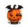 Halloween Pumpkin Skeleton Resin Figurine Decoration for Party