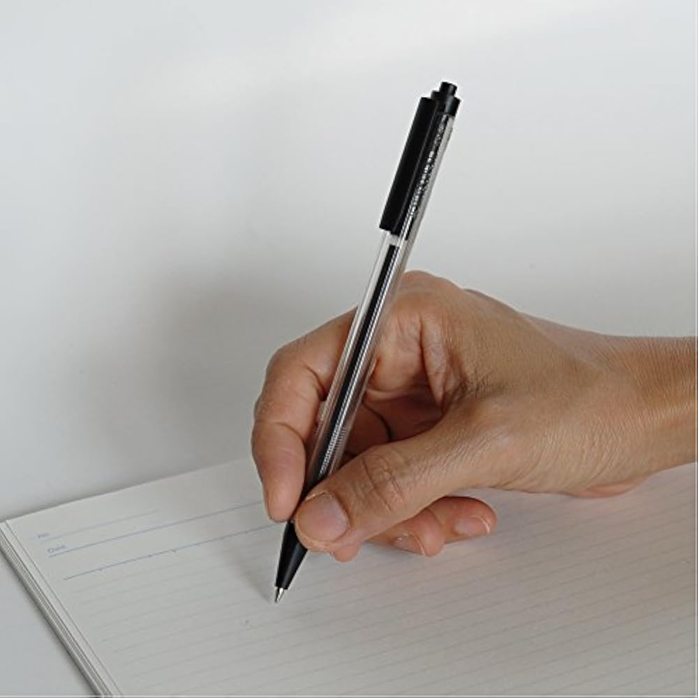 Mitsubishi Pencil Ballpoint Pen New Liner 0.7mm Black SN-80 10P Pack of 10 Item
