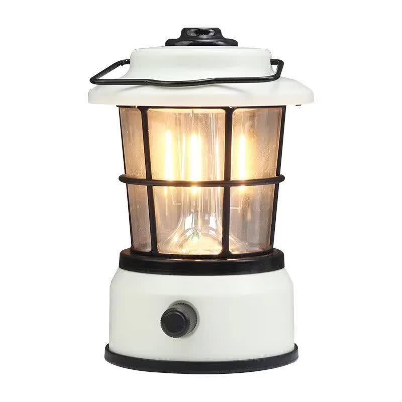 Retro Portable Stepless Dimming Camping Lantern
