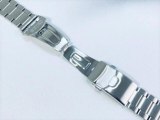 M0KWX13J0 SEIKO 5 Sports 22mm Stainless Steel Bracelet for and Via SBSA001/ SBSA003/ 4R36-07G0 Others. (Ships Nekoposu)