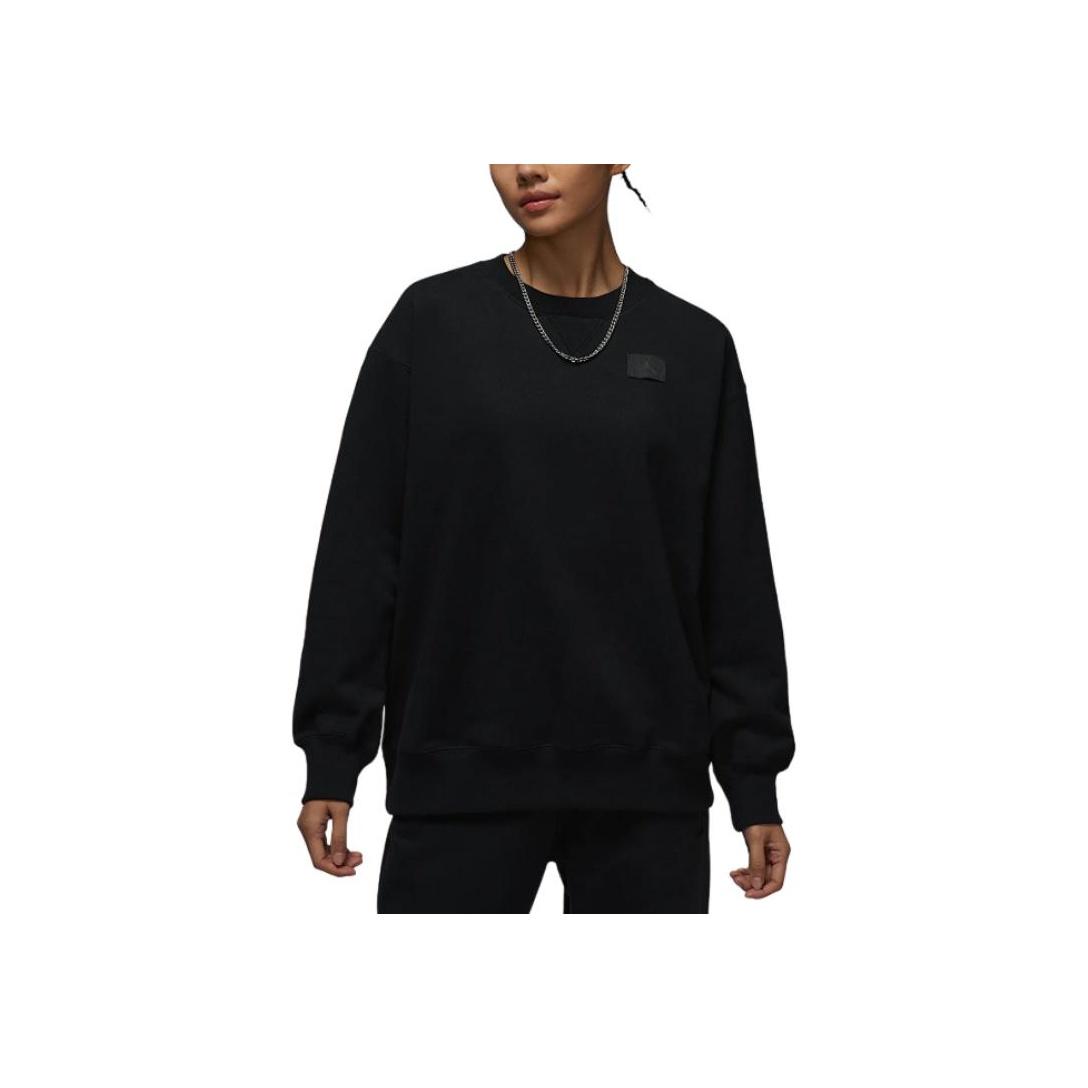 

New Jordan Flight Fleece FW24 Sweatshirt Women s Black HJ1324-010 S