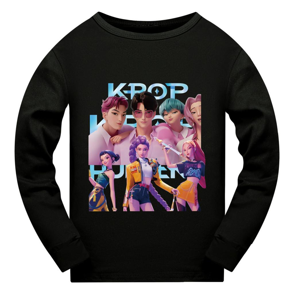 5056 Kids Girls Sajaboys Rumi Zoey Mira Super Star Print Long Sleeves T-Shirt