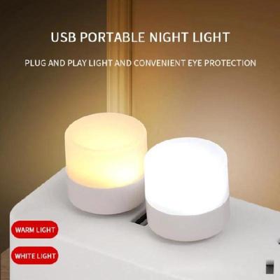 Lampe LED avec prise USB pour ordinateur et alimentation Mobile, petite lampe de livre, Protection des yeux, lampe de lecture, petite lumière ronde, veilleuse
