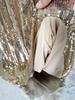 Luxury Gold Sequin Evening Gown with Heavy Beading and Rhinestones - 2026 European & American Celebrity Style