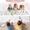 300cm Malpapierrolle für Kinder Zeichenrolle für Kinder DIY Ausmalpapier Graffiti Papierausschnitt Malerei Pädagogisch Schule