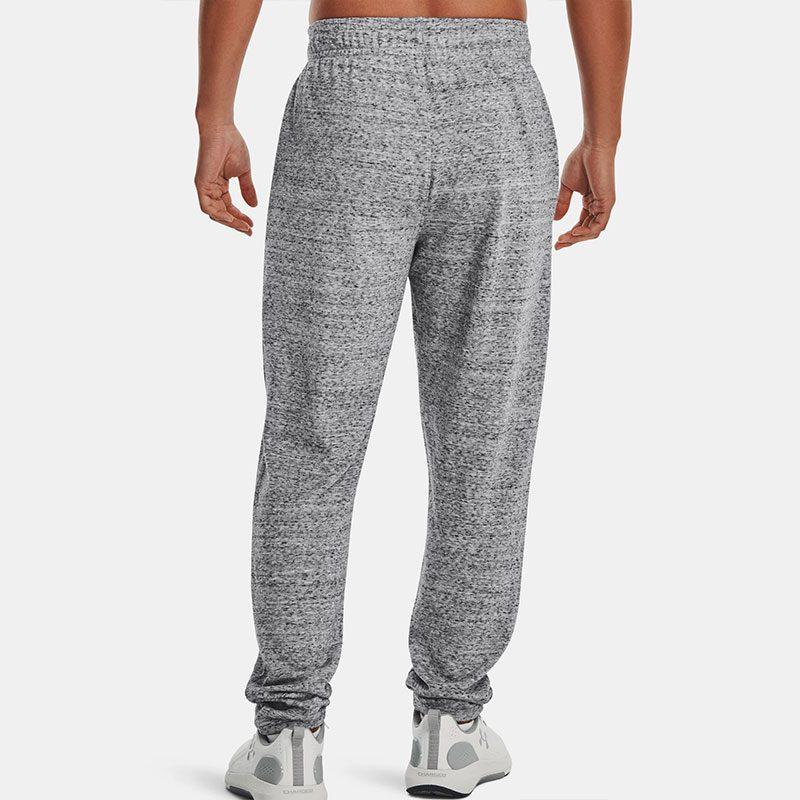 Under Armour Rival Casual Pants Men's Light Gray Moderate Straight Fit Pants 1376772-011