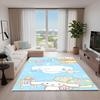 1PCCinnamoroll Cartoon Rug, Suitable for Bedrooms, Living Rooms, Sofas, Doormats, and Children's Non-slip Floor Mats.
