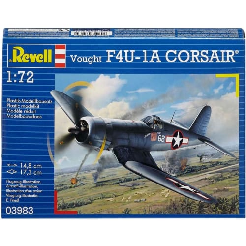 German Revell 1/72 F4U-1D Corsair Plastic Model