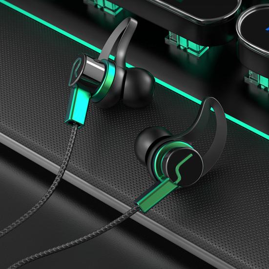 Wired Headphone with Reduction Theater Game Microphone Noise Sound HD-compatible Call No-Delay In-ear