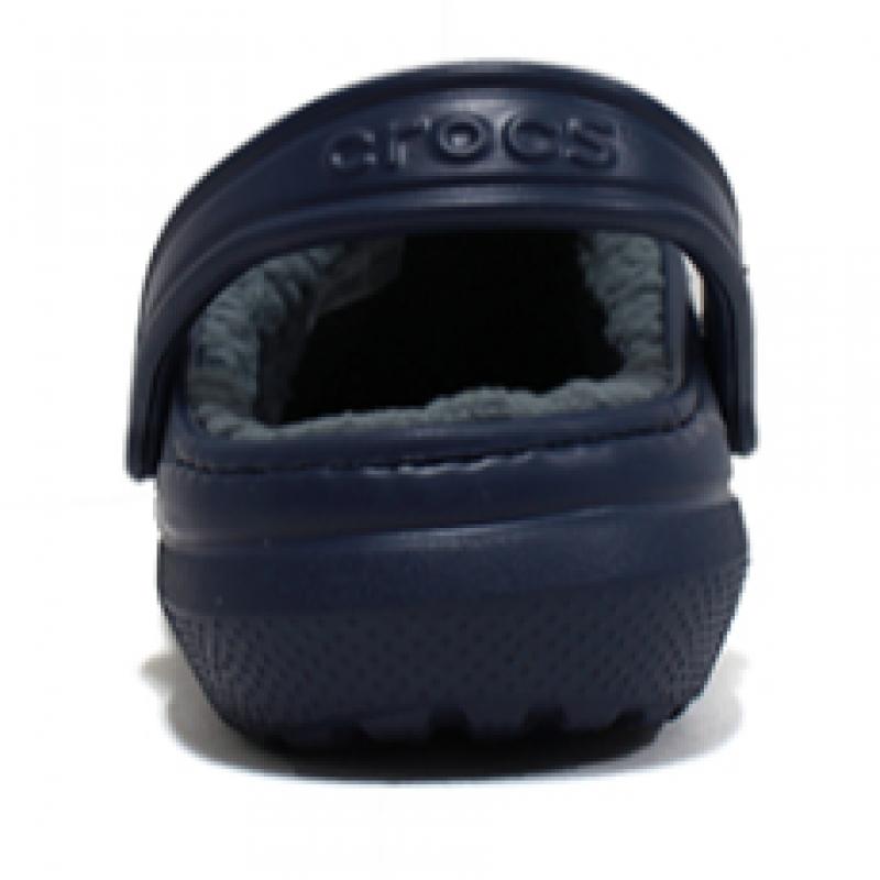 Crocs Classic Lined Clogs Men woMen Winter Slippers Navy 203591 459