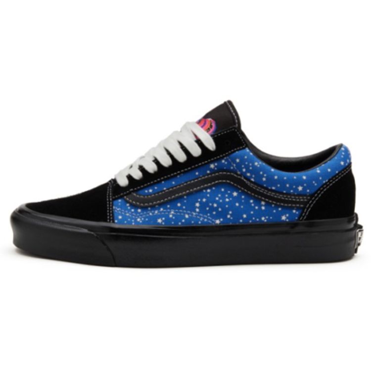 Vans Old Skool Low Top Skate Shoes Unisex Sneakers Black Blue VN0A54F3B65