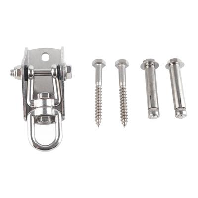 Závěsná sada na houpací síť Nerezový otočný otočný věšák pro těžké zatížení 360 stupňů