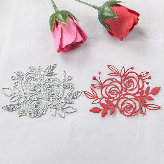2 Pezzi Fustelle Taglio Fiori DIY Scrapbook Goffratura Carta Biglietti Decorazioni Stencil Stampo