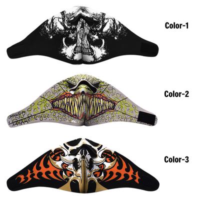Outdoor-Radsport-Gesichtsmaske, atmungsaktiv, halbe Gesichtsmaske, Mundmuffel für Motorrad-Kostüm, CS-Spiel