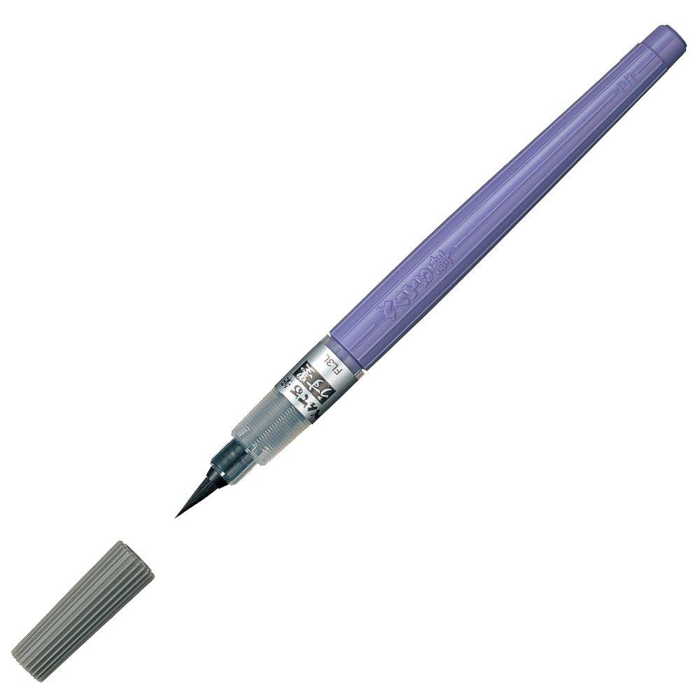 Pentel Brush Light Black XFL3L Pen, Ink,