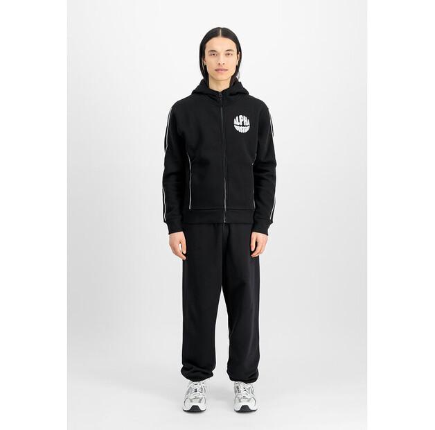 Толстовка с капюшоном Alpha Industries Logo Zip Hoodie