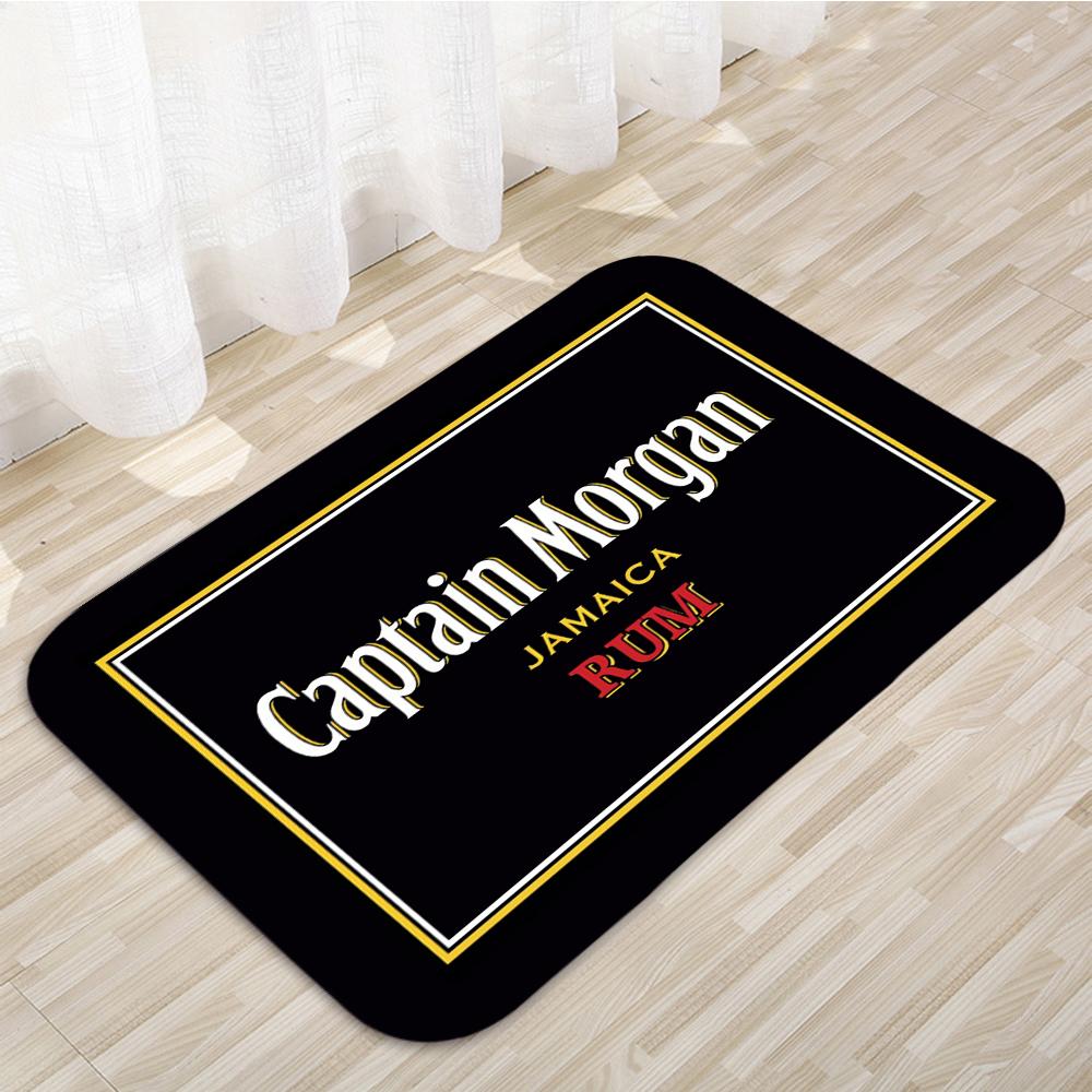 

Captain morgan logo Floor Mats Home Carpet Door Mats Modern Decor Carpet Anti-Slip Floor Mats 695 40cmx60cm
