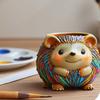 Reusable Silicone Hedgehog Mold Silicone Texture for Handmade Resin Art Crafting Decorative Planters Unique Gift Ideas