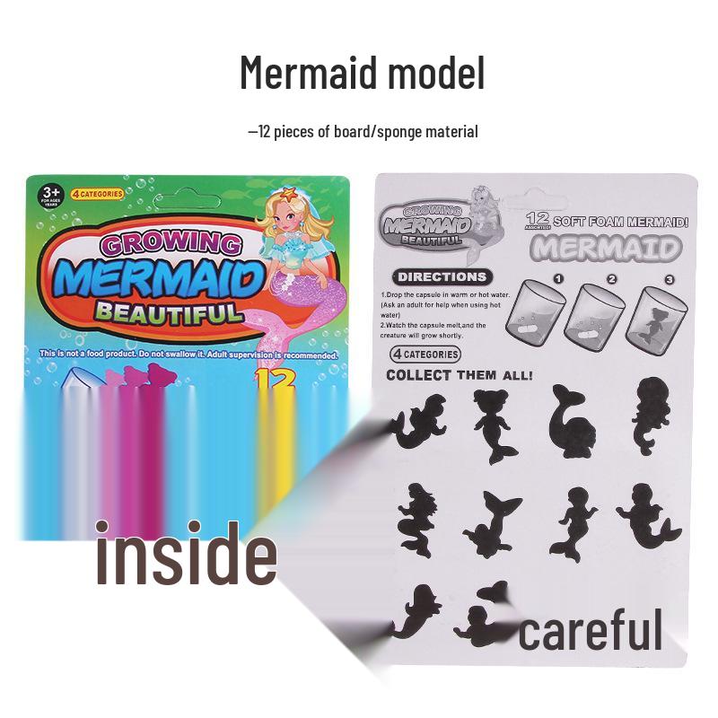 Dinosaur Animal Capsule Toys: Expanding Compressed Sponge Bubble Bath for Kids