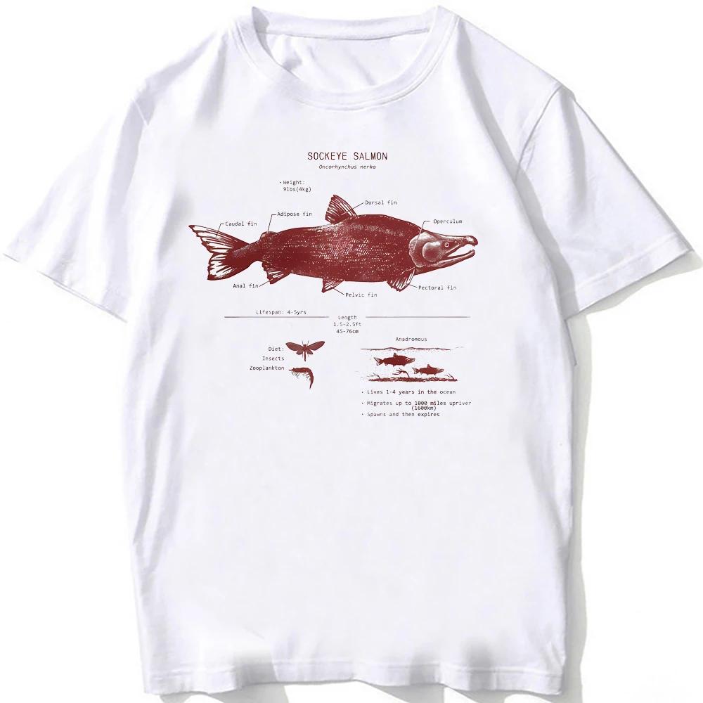 Tricou Anatomia Rechinului Alb Mare Nou Vară Bărbați Mânecă Scurtă Stil Hip Hop Punk Băiat Topuri Casual Modă Tricouri Albe