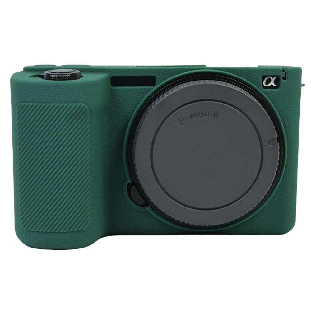 

For Sony Alpha ZV-E10 II Camera Silicone Case Anti-Slip Glossy Surface Protective Cover A