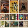 Vintage Bar Metal Signs Bathroom House Living Room Home Retro Wall Decorations Items Luxury Decor Interior Art Posters Tin Signs