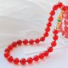 7A Style Retro Natural High Quality Pigeon Blood Red Carnelian Agate Design Sense Clavicle Chain Necklace Fidelity