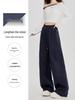 Women's Fleece-Lined Wide-Leg Drawstring Sweatpants - Autumn/Winter 2025 Collection