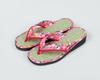 ISM Zori Floral Size M Japanese-style Sandals, Brocade, Pink,