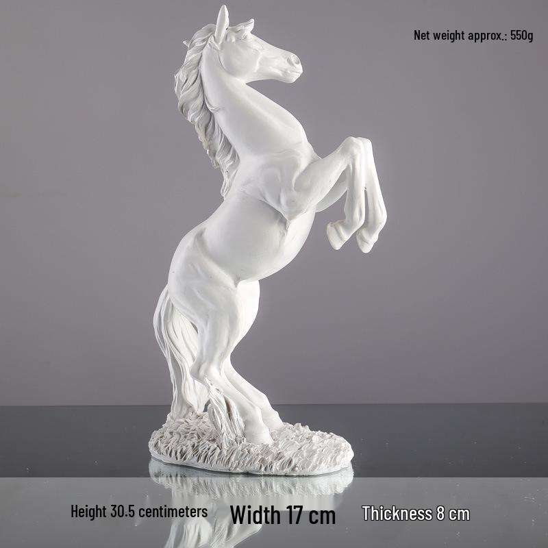 

Galloping Horse Success Ornament: Creative Resin Decor for Home or Office