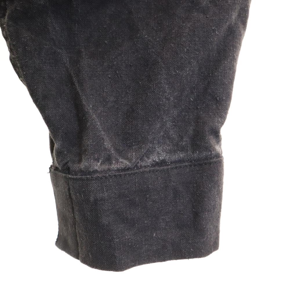 EAST GERMANY ARMY 70s 80s Vintage Work Jacket 48 Charcoal Gray Military Men's Used