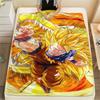 Dragon Ball Charakter Druck Flanelldecke Hohe Qualität Bequem für Alle Jahreszeiten Heimdekoration Wärme und Komfort Perfekt für Weihnachtsgeschenke