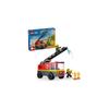 LEGO City Fire Ladder Truck Toy Building Set for Kids Age 4-6, Educational Block Vehicle with Miniature Car 60463