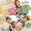 Cute Plush Milk Tea Bear Toy Pillow For Kids And Adults Soft And Cuddly