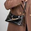 Borsa Tote in Pelle di Mucca Grande Capacità Borsa a Spalla da Lavoro di Alto Senso Borsa a Tracolla Messenger Retrò Nera Borsa
