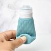 1/4pc 100ml Silicone Refillable Travel Bottles for Toiletries Leak Squeezable for Cosmetic Shampoo Cream Conditioner Lotion Soap