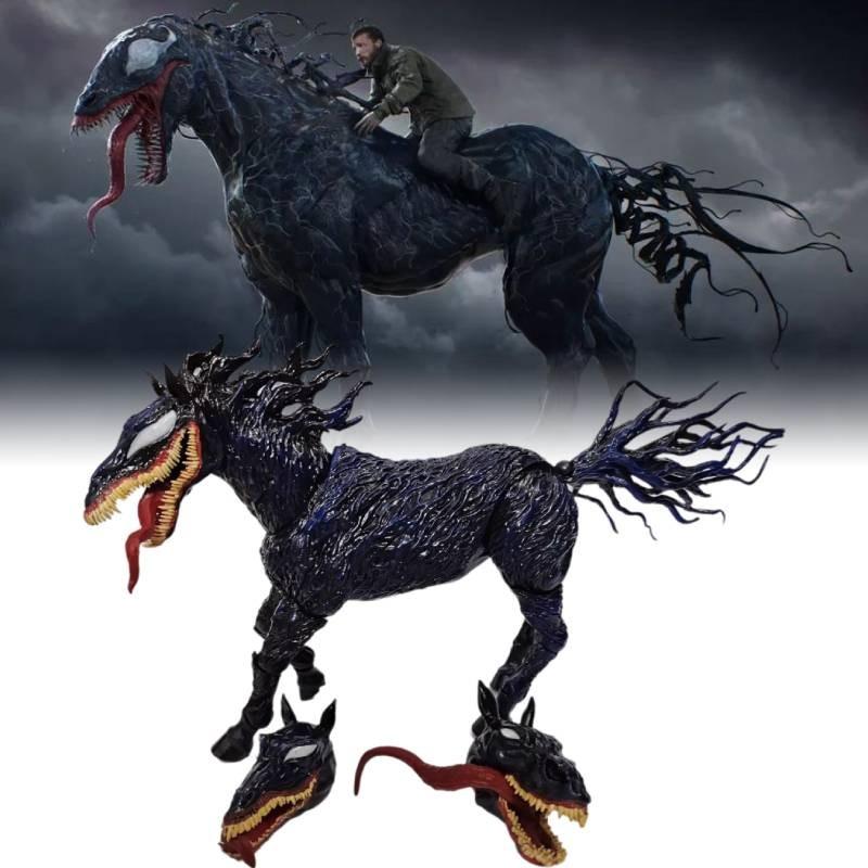 The Venom Last Dance Venom Horse Figurine Movie Model Toys Sculpture