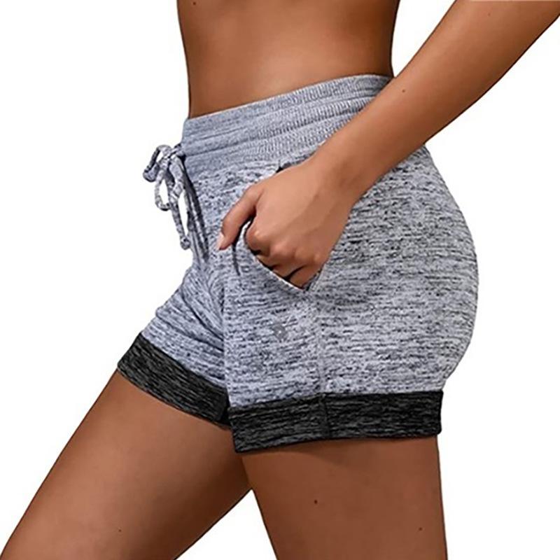 

Women s High-Waisted Quick-Dry Yoga Shorts & Leggings for Sports and Bodybuilding 4XL чорний/сірий колір